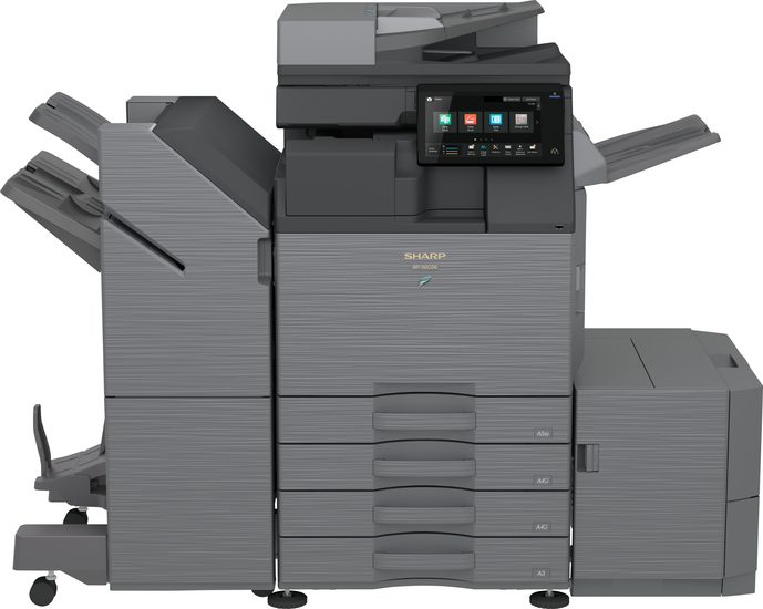 Sharp BP 50C26 Photocopier Front | Clarity Copiers HW