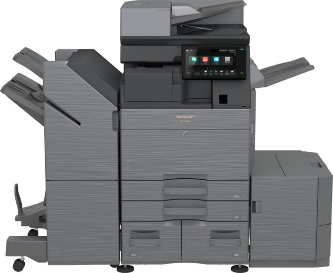 Sharp BP 70C55 Photocopier Front | Clarity Copiers HW